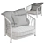 Elegant Erica Armchair: Modern Comfort 3D model small image 2