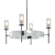 Elegant Glass Pendant Chandelier 3D model small image 2