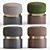 Versatile Luna B Stool: Stool or Coffee Table 3D model small image 1