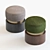 Versatile Luna B Stool: Stool or Coffee Table 3D model small image 3