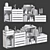 Rustic Knagglig Decor Boxes 3D model small image 2