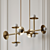 Modern Elegance: Nodes 8 Light Linear Suspension 3D model small image 1