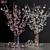 Cherry Blossom Sakura Vase Set 3D model small image 1