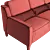 Elegant Comfort: Cabo Sofa 3D model small image 5