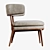 Maxalto Caratos Armchair: High-Quality, Detailed Design 3D model small image 4