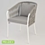 PRADEX Twist Chair: Modern Outdoor Seating 3D model small image 3