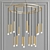 Glowing Elegance: Grok Candle Gold 3D model small image 2
