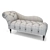 Elegant Frances Tufted Chaise 3D model small image 20