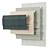 English Blinds Roman Curtains | Solo Collection 3D model small image 2