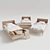 Foldable Children's Bed with Storage Drawers - Augusto 3D model small image 2