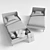 Foldable Children's Bed with Storage Drawers - Augusto 3D model small image 4
