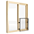 Sleek Sliding Door 3D model small image 1