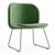 Contemporary Milan Chair in 3 Vibrant Colors 3D model small image 4