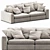 Elegant Flexform Beauty Sofa 3D model small image 4
