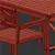 Modern Gray Outdoor Table and Chair Set 3D model small image 5