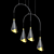 Stylish Stendal 4 Lamp: Conical Shades, U-shaped Frame 3D model small image 2