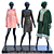  Premium Turbo Mannequin Set 3D model small image 1