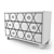 Santa Barbara Bernhardt Drawer Chest 3D model small image 3