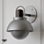 Sleek Arc Vanity Sconce 3D model small image 1
