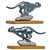Title: Graceful Running Cheetah Figurine 3D model small image 1