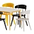 Modern OMTÄNKSAM Table & Chairs Set 3D model small image 2
