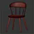 Modern OMTÄNKSAM Table & Chairs Set 3D model small image 5