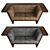 Riva 1920 Dynamik 2-Seat Sofa: Modern Elegance in Compact Design 3D model small image 2