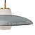 Vintage Opal Pendant by WARM Nordic - 6 Shades, 450mm x 170mm 3D model small image 2