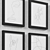 Title: Expressive Line Art Framed Set 3D model small image 2