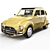 Vintage Citroen Dyane Jian 3D model small image 1