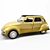 Vintage Citroen Dyane Jian 3D model small image 4