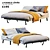 Convertible Comfort: Ikea Lycksele Lovas Bed 3D model small image 1
