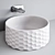 ArtCeram Esagono - Modern Italian Hexagonal Bathroom Sink 3D model small image 9