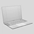 Sleek MacBook Pro 16 - Stunning Silver 3D model small image 5