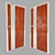 Wooden Steel-Look Door 3D model small image 2