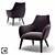 RENEE Luxe Accent Chair 3D model small image 1