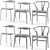 Carl Hansen & Søn's Chair Collection: Danish Design Classics 3D model small image 5