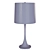 Elegant Walnut and Brass Table Lamp 3D model small image 4