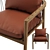 Kerry Lounge Chair: Modern Comfort in Style 3D model small image 4