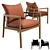 Kerry Lounge Chair: Modern Comfort in Style 3D model small image 6