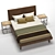 PBR-Optimized Bed ES for Corona Render 3D model small image 1