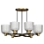 Elegant Flute Chandelier for Ceiling 3D model small image 1