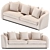 Palm Oasis Sofa 3D model small image 1