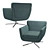 Soho Lounge Chair - Modern & Elegant Design 3D model small image 2