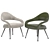 Elegant Letizia Armchair: A Timeless Classic 3D model small image 1