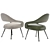 Elegant Letizia Armchair: A Timeless Classic 3D model small image 2