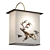 Minimalist Deer Wall Light 3D model small image 1