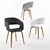 Sleek Scandinavian Design JYSK HOLSTEBRO Chair 3D model small image 1