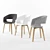 Sleek Scandinavian Design JYSK HOLSTEBRO Chair 3D model small image 2