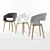 Sleek Scandinavian Design JYSK HOLSTEBRO Chair 3D model small image 5